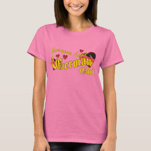 Camiseta Menina alemão Drk dos amores