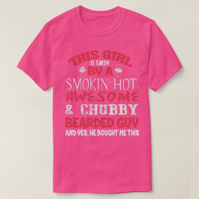 Camiseta Menina ama barba (Frente do Design)