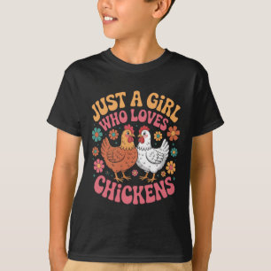 Camiseta Menina Ama Criador de Frangos _1