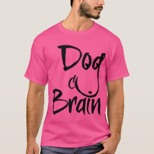 Camiseta Menina amiga do Cão Cérebro