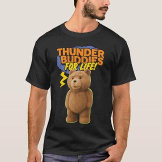 camiseta menina amigos do trovão engraçados para a