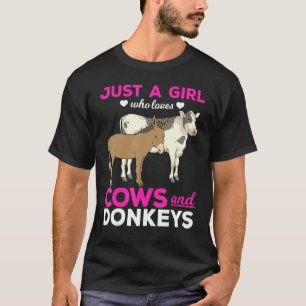 Camiseta Menina Animal de Fazenda Mulheres Fazendeiras Agri
