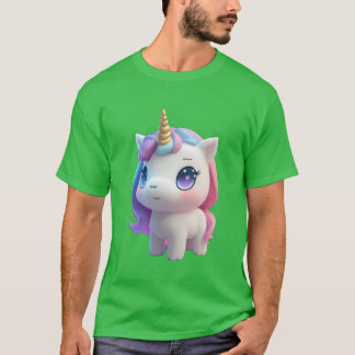 Camiseta Menina Anime Unicórnio