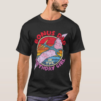 Camiseta Menina Aniversário I Bônus Pai I Pterodáctilo I F