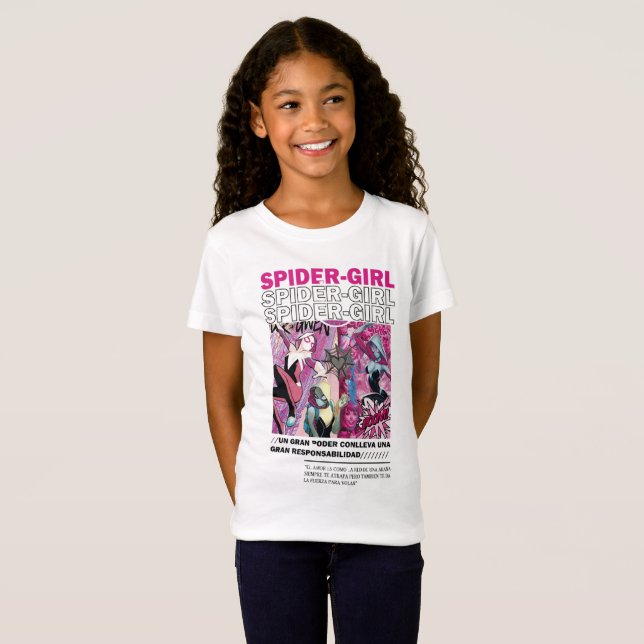 Camiseta menina aranha (Frente Completa)