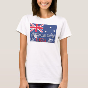 Camiseta Menina australiana