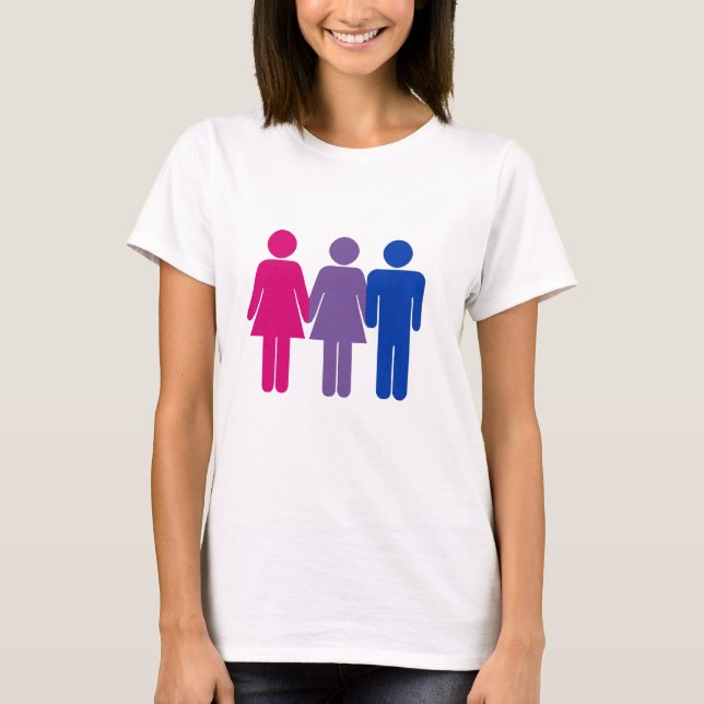 Camiseta Menina bissexual (Frente)
