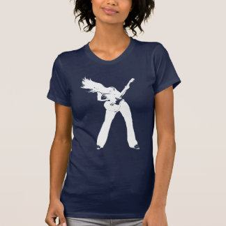 Camiseta Menina branca da rocha