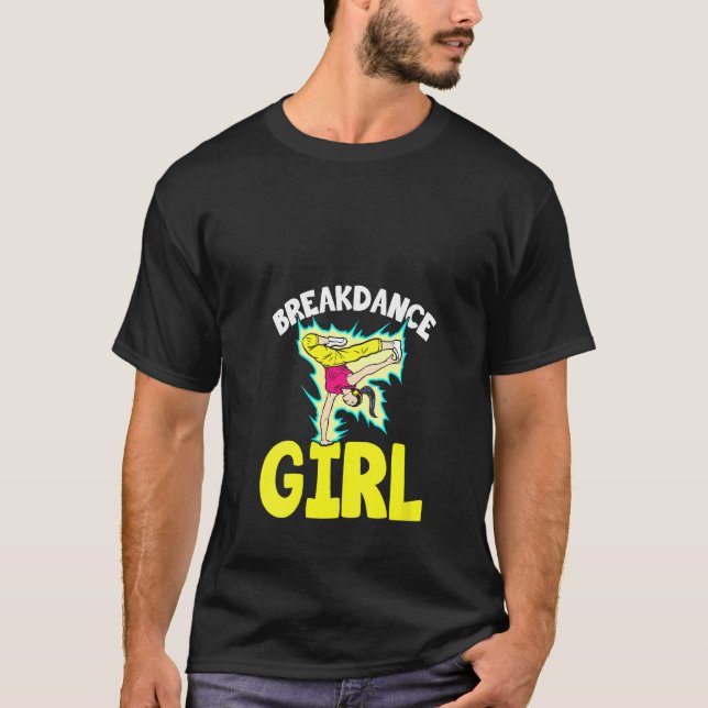 Camiseta Menina Breakdance Garota Breakdance (Frente)