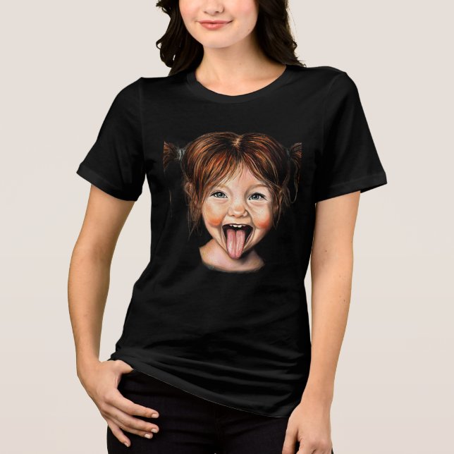 Camiseta Menina Brincalhona (Frente)