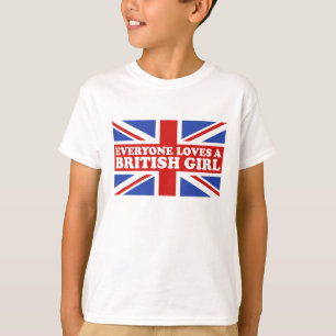Camiseta Menina britânica
