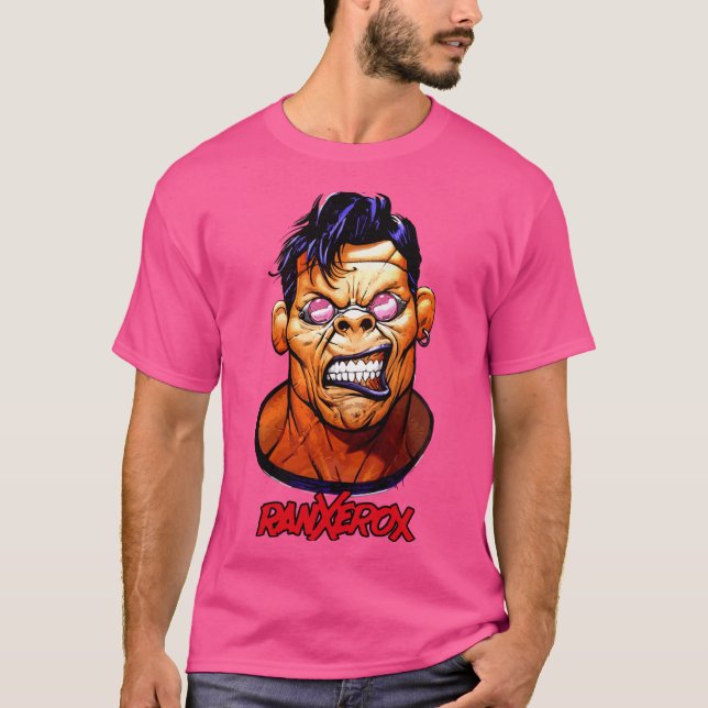 Camiseta menina cabeça de rã (Frente)