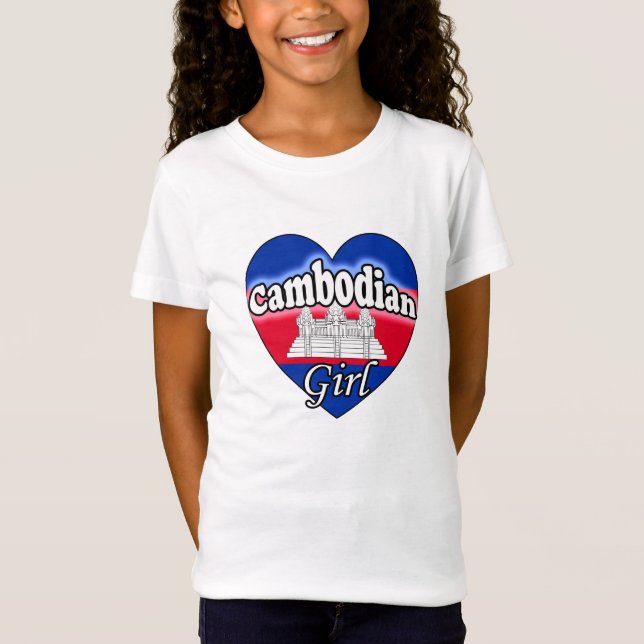 Camiseta Menina Cambojana (Frente)