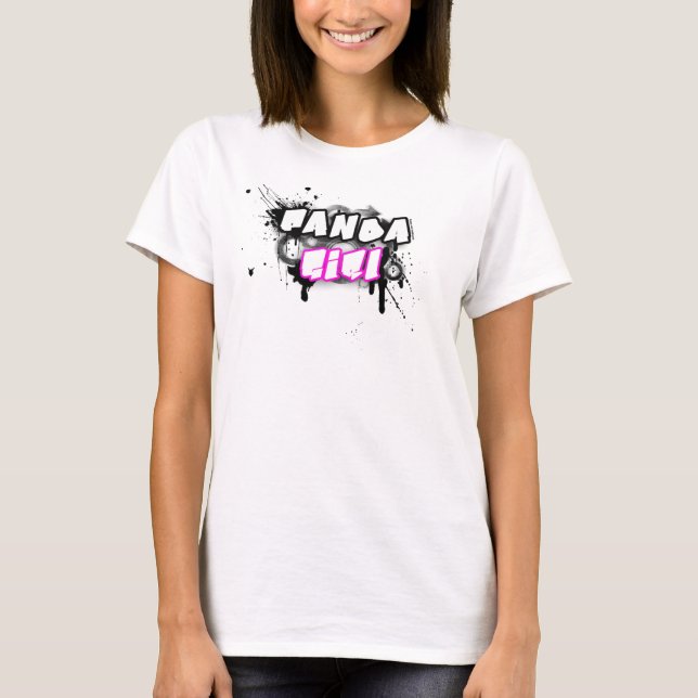 Camiseta Menina Cami da panda (Frente)