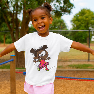 Camiseta Menina Caminhando em uma Corda Bamba