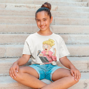 Camiseta Menina Cantando