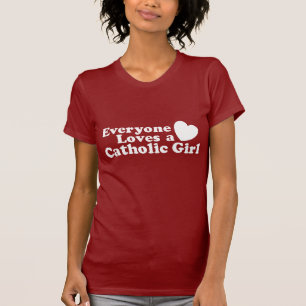 Camiseta Menina católica