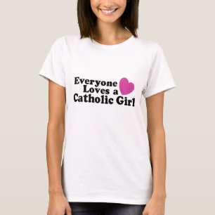 Camiseta Menina católica
