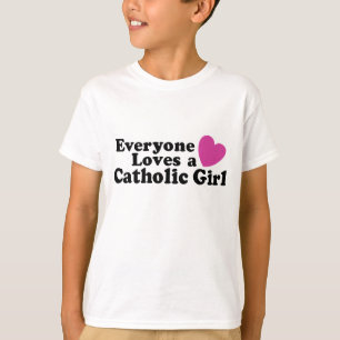 Camiseta Menina católica