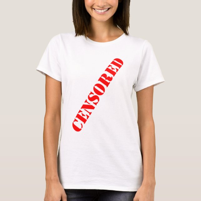 Camiseta menina censurada (Frente)