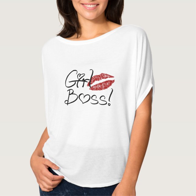 Camiseta Menina Chefe Voando em Cima (Frente)