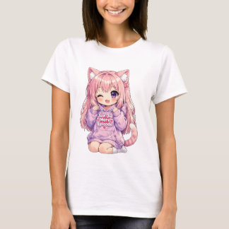 Camiseta Menina Chibi de Anime Fofa - Movida por Anime e Ca