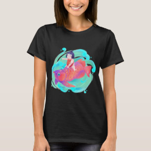 Camiseta Menina Colorida & Peixe