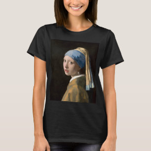 Camiseta Menina com Brinco de Pérola de Johannes Vermeer