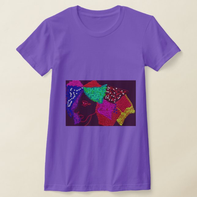 Camiseta Menina Com Cabelo Matelassê (Postura )