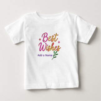Camiseta Menina com Felicitações