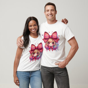 Camiseta Menina Com o Laço Sedutor