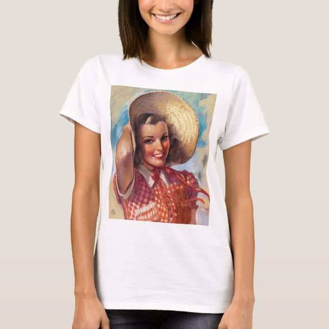 Camiseta Menina com Touca (Frente)