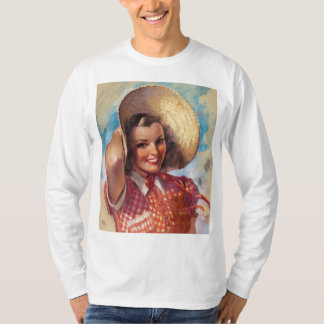 Camiseta Menina com Touca