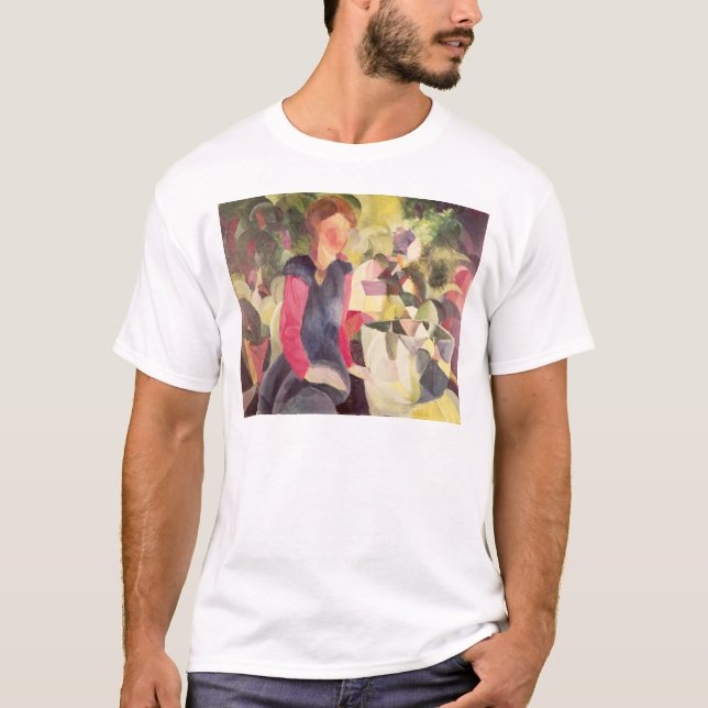Camiseta Menina com uma bacia dos peixes, século XX (Frente)