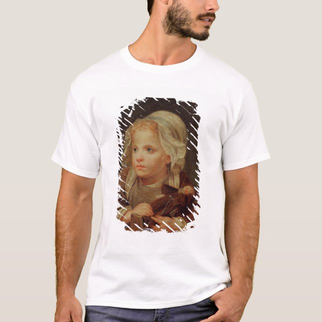 Camiseta Menina com uma boneca (Frente)