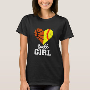 Camiseta Menina Coração Engraçado Sutil Desenho Menina
