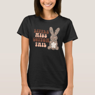 Camiseta Menina Cottontail Leopard Cheetah Cute Bunny