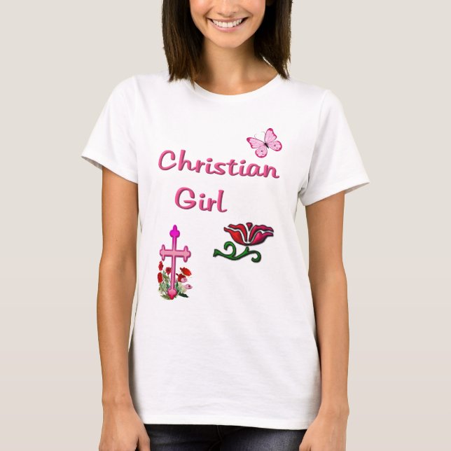 Camiseta Menina Cristã (Frente)