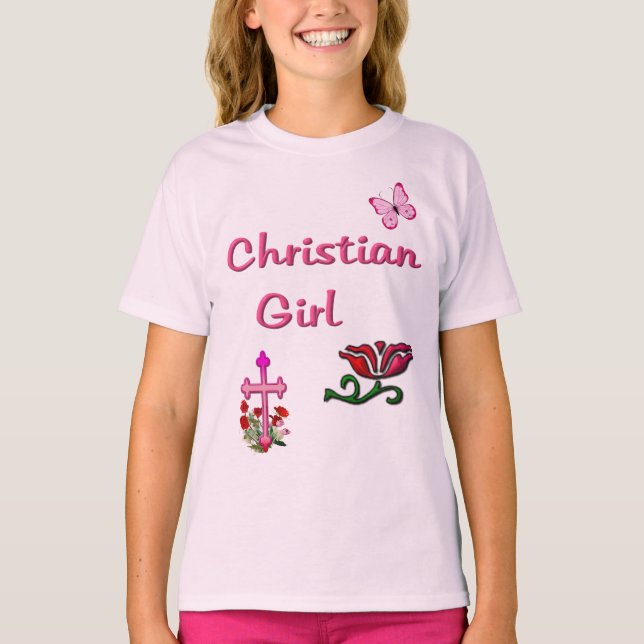 Camiseta Menina Cristã (Frente)
