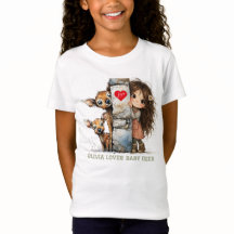 Camiseta Menina Curiosa e Cerveja Bebê Fofa