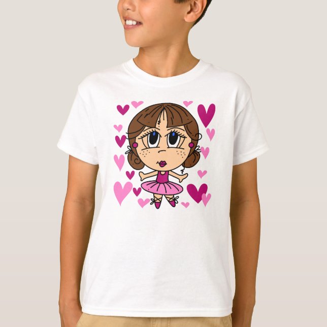 Camiseta Menina da bailarina (Frente)