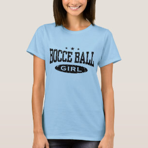 Camiseta Menina da bola de Bocce