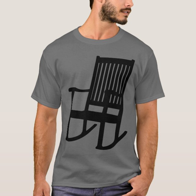 Camiseta menina da cadeira de balanço (Frente)