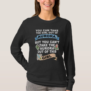 Camiseta Menina da Cidade de Aurora