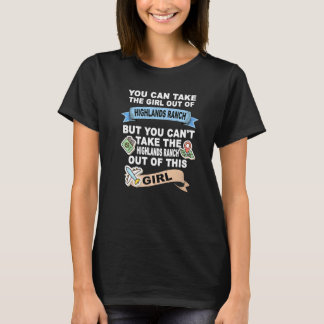 Camiseta Menina da cidade de Highlands Ranch