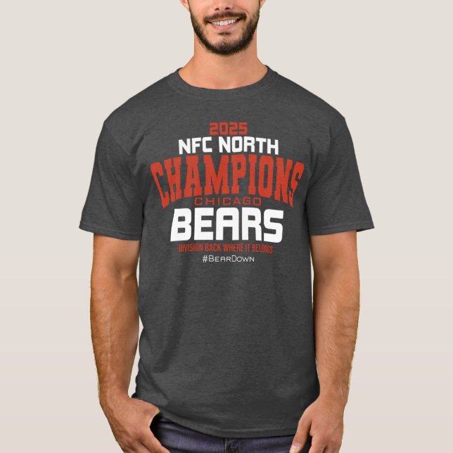 Camiseta menina da divisão Bears 2025 (Frente)