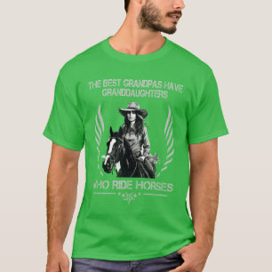 Camiseta Menina da Família Cavalo de Corrida