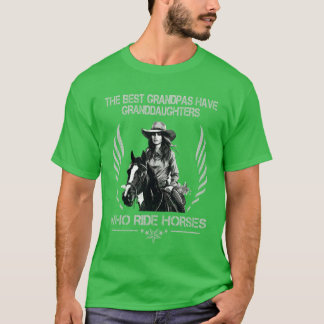 Camiseta Menina da Família Cavalo de Corrida