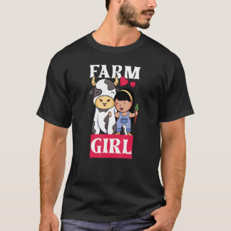 Camiseta Menina da Fazenda Menina da Fazenda Camponesa Doce