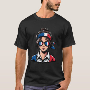 Camiseta Menina da França Garotas Francesas